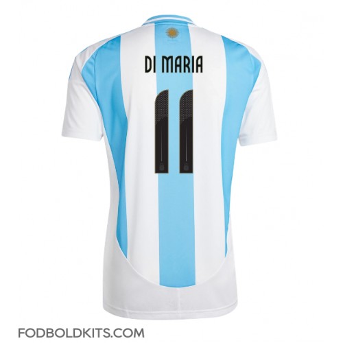 Argentina Angel Di Maria #11 Hjemmebanetrøje Copa America 2024 Kortærmet